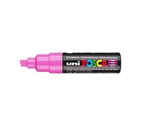 Uni Posca PC-8K Punta Plana Rotulador Pluma- Rosa (Box Of 6)