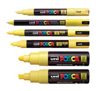 Uni Posca Pintura Rotulador Permanente Impermeable Tela Vidrio Metal