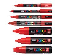 Uni Posca Pintura Rotulador Permanente Impermeable Tela Vidrio Metal
