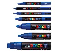 Uni Posca Pintura Rotulador Permanente Impermeable Tela Vidrio Metal