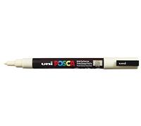 Uni Posca Rotulador PC-3M Pintura Vidrio Bolígrafo Fino Punta Redonda 1.3mm Blanco