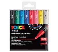 UNI Posca Set PC 1M Basic - Pack 8 rotuladores