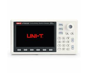 UNI-T Generador de funciones de 30 MHz, UTG932E, generador de forma de onda arbitraria, 2 canales, 200 MSa/s, resolución vertical de 14 bits, enchufe europeo