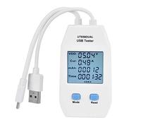 UNi T LCD USB Voltaje Tester, Detector Voltímetro Amperímetro Digital Power Capacity Tester Meter, USB/Type C/Dual(UT658 Dual)