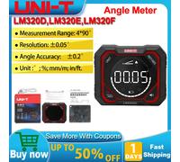 UNI-T LM320D LM320E LM320F inclinómetro láser medidor de ángel Digital con inclinómetro magnético de medición de ángulo relativo absoluto LM320D