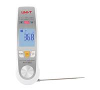 Uni-t Rend UNI-T A63 - Termómetro de alimentos 2 en 1 de alta precisión, infrarrojo y sonda, detección de temperatura de alimentos