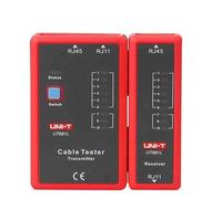 UNI-T Uni-trend Cable and network tester UT681L RJ11 RJ45 Cable LAN Tester Network Cable Telephone Line Dual-use Tester LED Status Display NC/HDMI Repair Tool(UT681L)