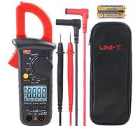 UNI-T UT200B+ Pinza Amperimétrica, True RMS Rango Automático Digital Multímetro Con Pantalla Retroiluminada para Tensión CA, Corriente CA, Continuidad, Resistencia, Diodo Pinza Multímetro Profesional
