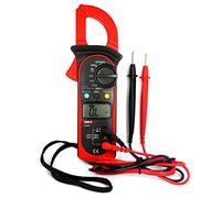 UNI-T UT201 - Medidor de corriente AC 2 A ~ 400 A, amperímetro digital, voltímetro, pinzas, multímetro CA/CC, comprobador de voltaje CA, resistencia de corriente y ohmios, medidor de rango automático