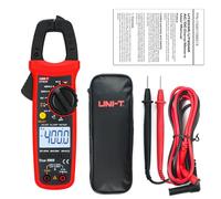 UNI-T UT203R Medidor de pinza digital Corriente CA/CC Rango automático Valores eficaces verdaderos Multímetro de retroiluminación máx./mín