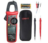 UNI-T UT204PRO Pinza Amperimétrica, Valor Eficaz Verdadero, con Detección de Pinza NCV, Tensión de 600A 600V CA/CC, Corriente, Resistencia, Temperatura,Detección de Cable Vivo, Diodo