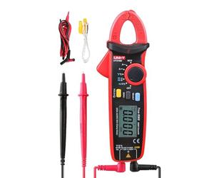 UNI-T UT210D Serie UT210 Mini Abrazadera Metro, 200A AC/DC, 600 V AC/DC, 60kHz, -40°C-1000° C/-40°F-1832° F