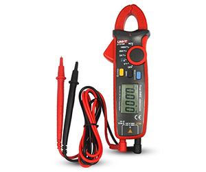 UNI-T UT210E Mini Digital Clamp Meter - DC Clamp Multímetro digital con Pinza para Voltímetro, Amperímetro y Ohmímetro con LCD y Retroiluminación