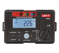 UNI-T UT582+ Digital RCD (ELCB) Tester AUTO RAMP Leakage Circuit Breaker Meter with Mis-Operation Buzzer