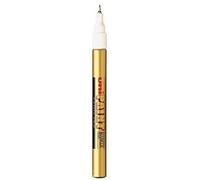Uni Teñido Extra Fino (0.8mm) PX-203 Dorado Aceite Subrayador Pintura Metal Vidrio Madera Plástico Piedra Exterior Punta Punta (Paquete de 1)
