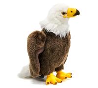 Uni-Toys - Águila Calva - 24 cm (Altura) - Águila de Peluche, pájaro - Peluche