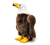 Uni-Toys - Águila de Cabeza Blanca - 32 cm (Altura) - Águila y pájaro - Animal de Peluche.
