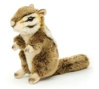 Uni-Toys - Ardilla tirada, de pie - 18 cm (altura) - roedor de peluche, ardilla - peluche