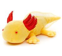 Uni-Toys - Axolotl (Amarillo con Ojos Rojos), 32 cm (Longitud)