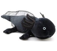 Uni-Toys - Axolotl (Negro) - 32 cm (Longitud) - Ajolote de Peluche - Peluche de Peluche