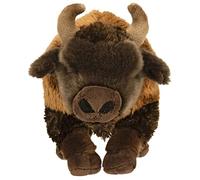 Uni-Toys - Bison - 29 cm (longitud) - Vaca salvaje - Peluche de peluche.