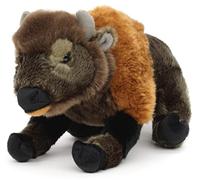 Uni-Toys - Bisonte, Sentado - 29 cm (Longitud) - búfalo de Peluche, Wisent - Peluche