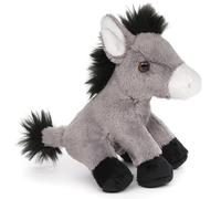 Uni-Toys - Burro Plushie, Sentado - 14 cm (Altura) - Peluche de Peluche