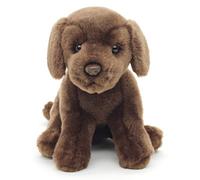 Uni-Toys - Cachorro Labrador (marrón), sin Correa - 23 cm (Altura) - Perro de Peluche - Peluche