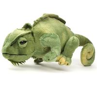 Uni-Toys - Camaleón Verde - 28 cm (Longitud) - Reptil de Peluche - Peluche