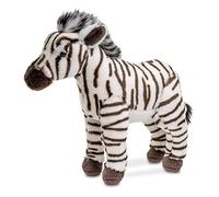 Uni-Toys - Cebra de pie - 23 cm (altura) - Caballo de peluche - Peluche de peluche.