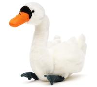 Uni-Toys - Cisne - 16 cm (Longitud) - Pájaro de Peluche - Peluche