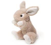 Uni-Toys - Conejo con Orejas caídas (Beige) - 15 cm (Altura) - Conejo de Peluche - Peluche
