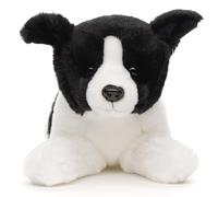 Uni-Toys - Eco-Line - Border Collie Tumbado - 30 cm (Longitud) - Perro de Peluche - Peluche