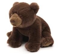 Uni-Toys - Eco-Line - Oso pardo sentado - Material 100% reciclado - 20 cm (longitud) - Oso de peluche - Peluche de peluche, color marrón