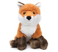 Uni-Toys - Eco-Line - Zorro Rojo Sentado - Material 100% Reciclado - 20 cm (Altura) - Zorro de Peluche - Peluche de Peluche