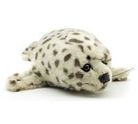 Uni-Toys - Foca Gris con Lunares - 32 cm (Longitud) - Foca de Peluche - Peluche