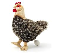 Uni-Toys - Gallina con Huevo - 37 cm (Altura) - Pollo de Peluche, pájaro - Peluche