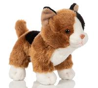 Uni-Toys - Gato niño (Tricolor), de pie - 13 cm (Altura) - Gatito de la Suerte, Calico - Peluche, HT-30304