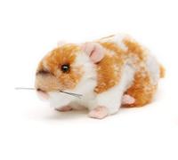 Uni-Toys - Hamster dorado, marrón dorado - 18 cm (largo) - Peluche hámster - Doudou