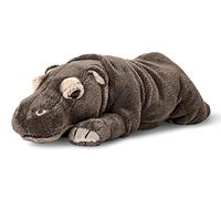 Uni-Toys - Hipopótamo, Tumbado - 30 cm (Longitud) - Peluche hipopótamo, hipopótamo, Peluche