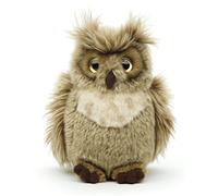 Uni-Toys - 'Horneule', búho Virginia - 18 cm (Altura) - Pájaro de Peluche, búho - Peluche (pequeño)