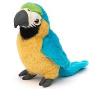 Uni-Toys - Loro azul - 20 cm (altura) - Pájaro de peluche, Guacamayo - Peluche