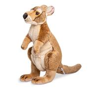 Uni-Toys - Mamá Canguro, de pie - 40 cm (Altura) - Peluche de Marsupial - Peluche
