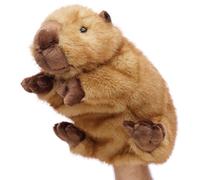 Uni-Toys - Marioneta de Mano Capybara - 27 cm (Longitud) - Peluche de Peluche