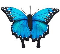 Uni-Toys - Mariposa Azul (con Lazo) - 26 cm (Ancho) - Insecto de Peluche - Peluche