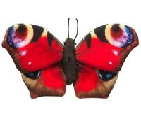 Uni-Toys - Mariposa roja (con Lazo) - 24 cm (Ancho) - Insecto de Peluche - Peluche