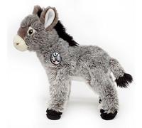 Uni-Toys Nelly - Burro de peluche (30 cm), color gris