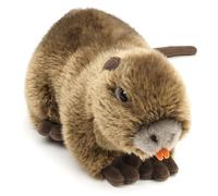 Uni-Toys - Nutria - 21 cm (Longitud) - Peluche de roedor, Rata de Castor, pantano - Peluche