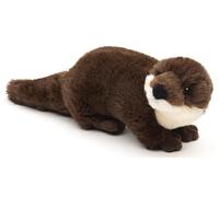 Uni-Toys - Eco-Line - Nutria de pie - Material 100% Reciclado - 25 cm (Longitud) - Nutria de Peluche - Peluche de Peluche