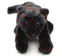 Uni-Toys - Pantera Negra sentada - 25 cm - Peluche de peluche negro